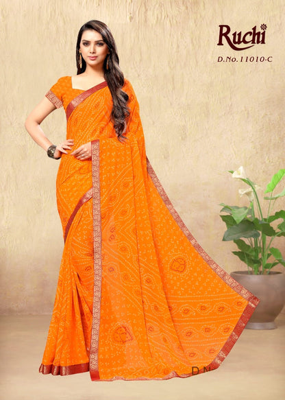 Hit Design-0901 Ruchi Chiffon Sarees