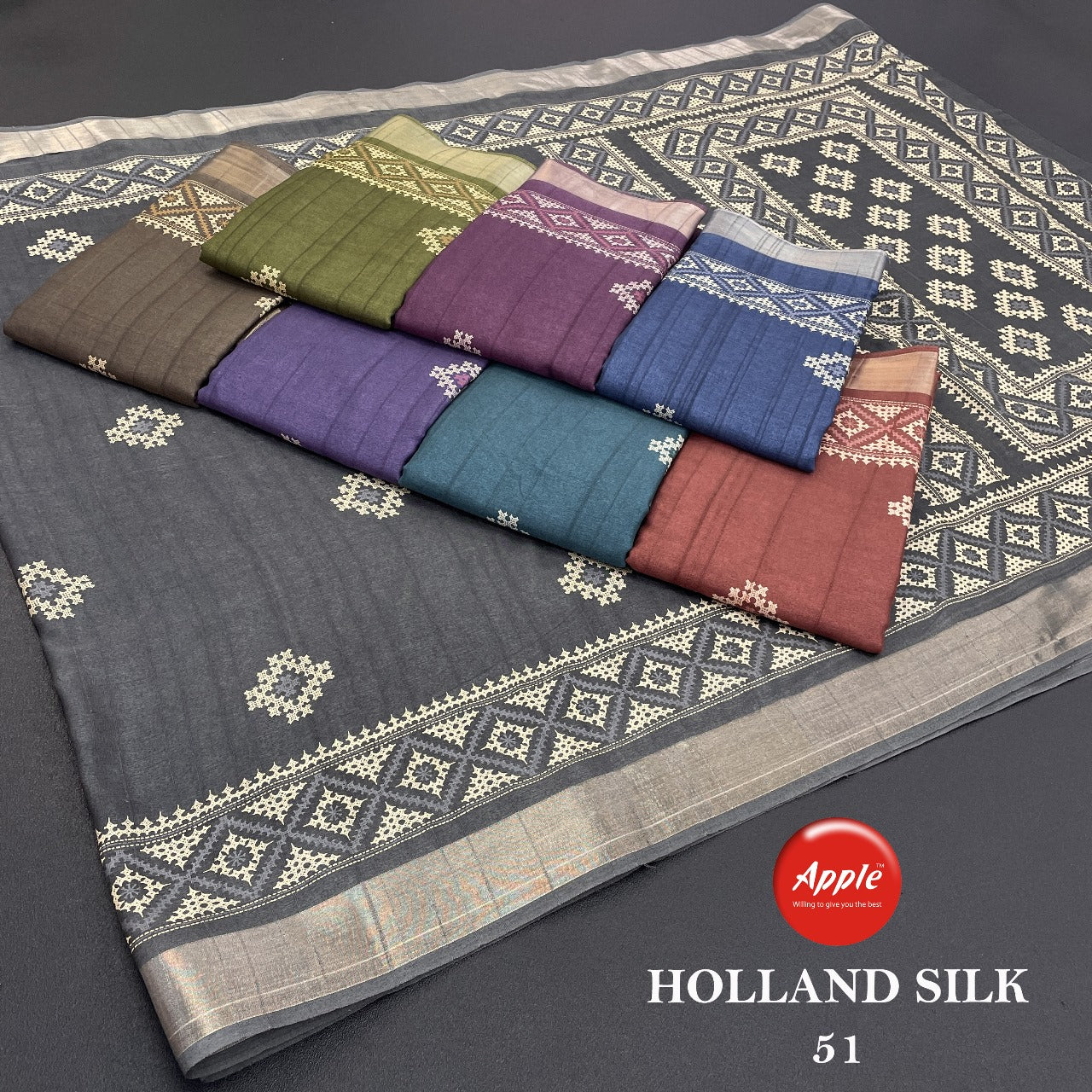 Holland Silk 06-40-51 Apple Sarees