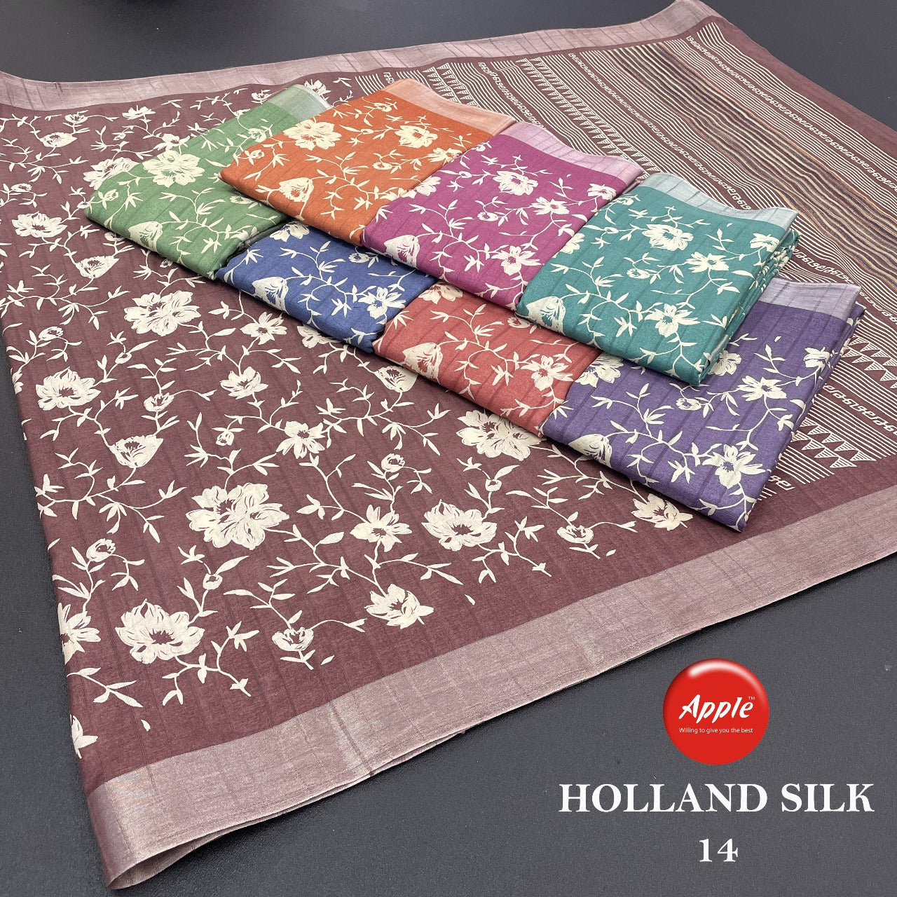 Holland Silk 14-55 Apple Sarees