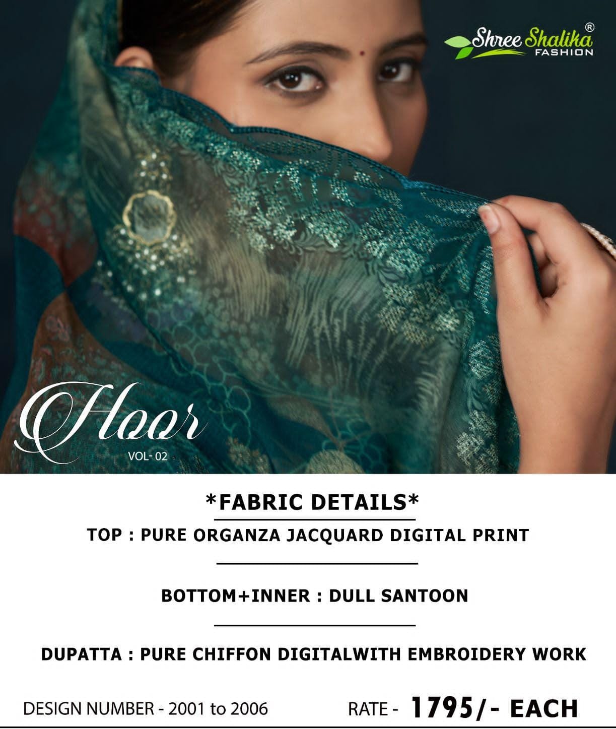 Hoor Vol 2 Shree Shalika Fashion Organza Pant Style Suits