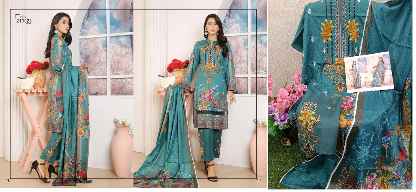Horrum Vol 1 Master Fabrics Lawn Original Pakistani Suits