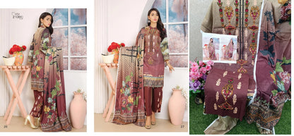 Horrum Vol 1 Master Fabrics Lawn Original Pakistani Suits