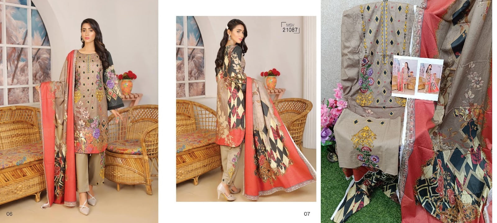 Horrum Vol 1 Master Fabrics Lawn Original Pakistani Suits
