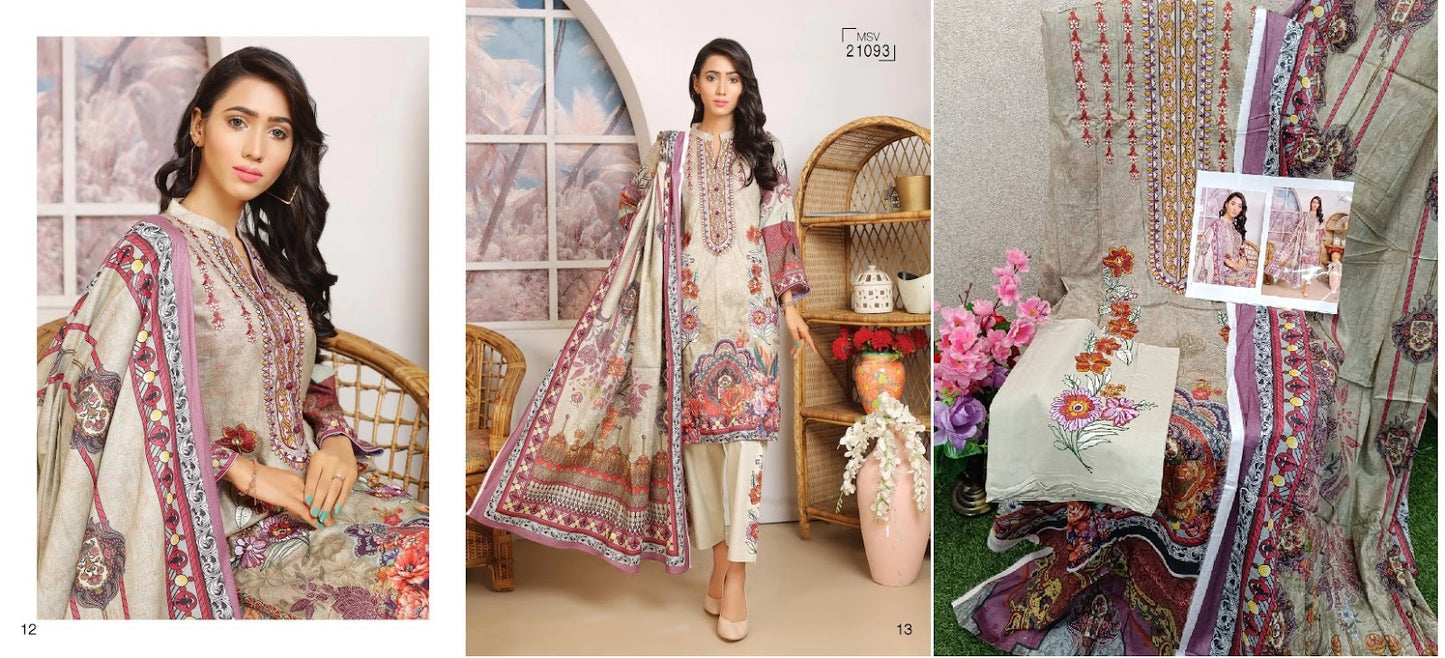 Horrum Vol 1 Master Fabrics Lawn Original Pakistani Suits