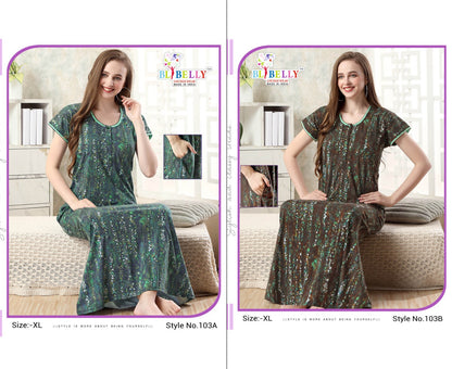 Hosiery Belly Night Gowns