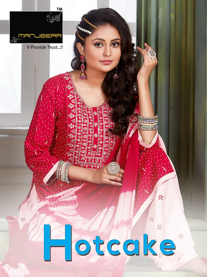 Hotcake Manjeera Rayon Readymade Salwar Suits