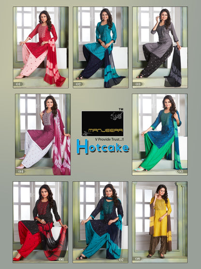 Hotcake Manjeera Rayon Readymade Salwar Suits