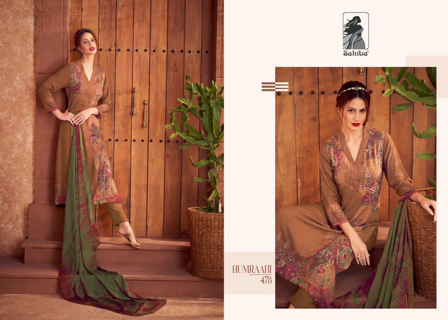 Humraahi Sahiba Pant Style Suits