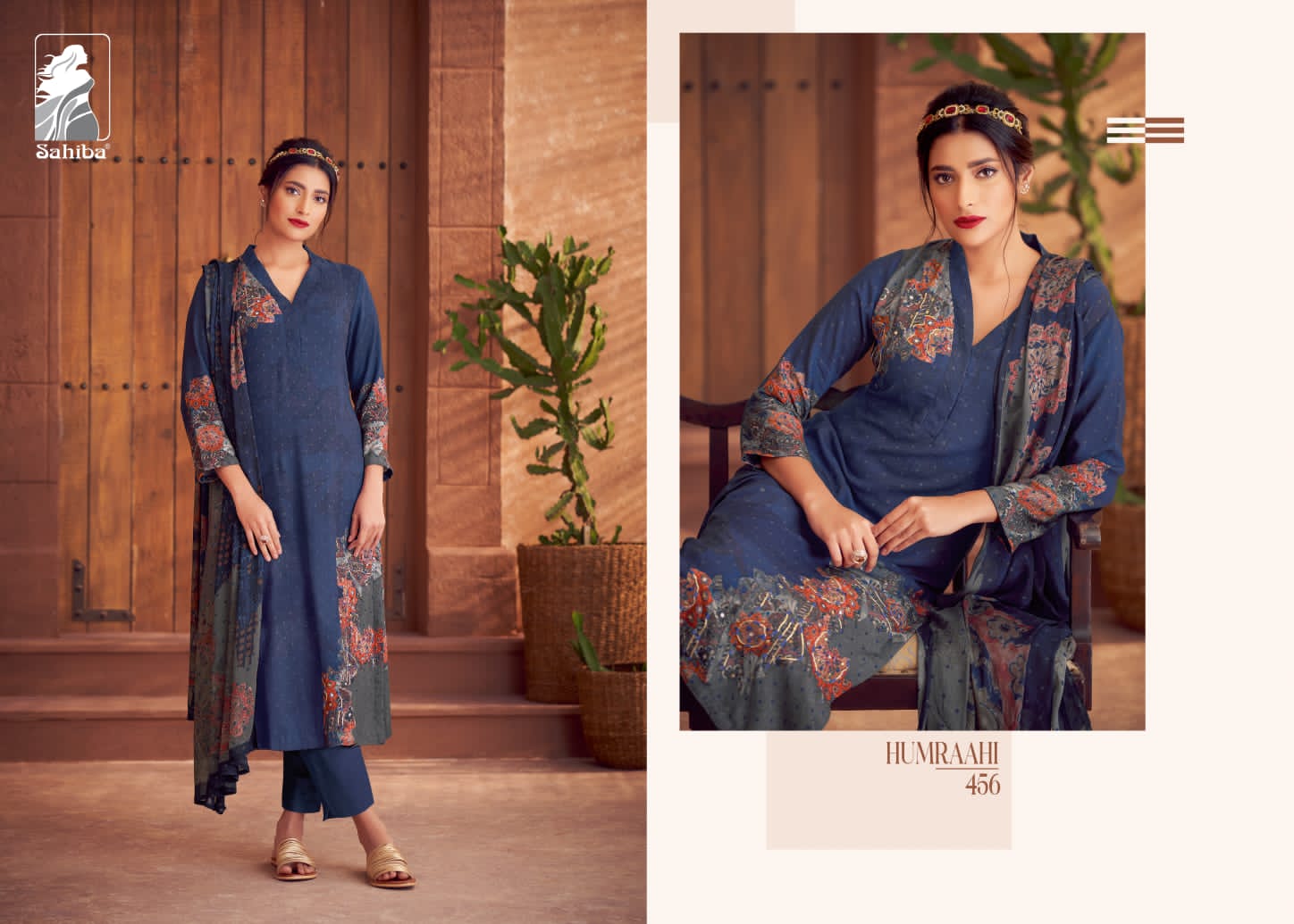 Humraahi Sahiba Pant Style Suits