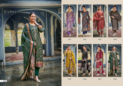 Humsafar Kilory Muslin Pant Style Suits