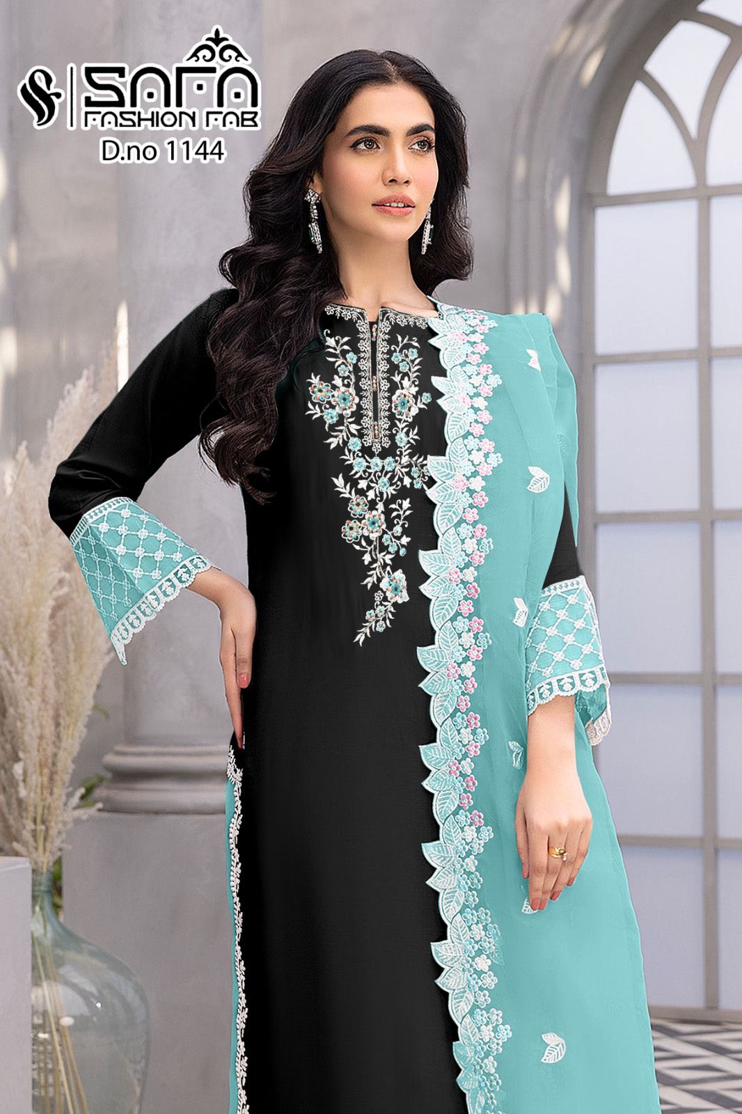 Sf 1144 Colours Safa Fashion Fab Georgette Pakistani Readymade Suits