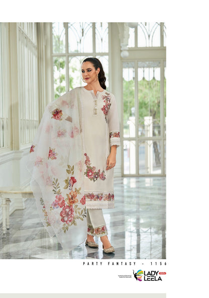 Ibadat Vol 2 Ladyleela Viscose Silk Readymade Pant Style Suits