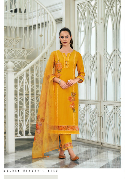 Ibadat Vol 2 Ladyleela Viscose Silk Readymade Pant Style Suits