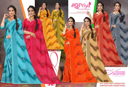 Ice Candy-2017 Madhupriya Chiffon Sarees