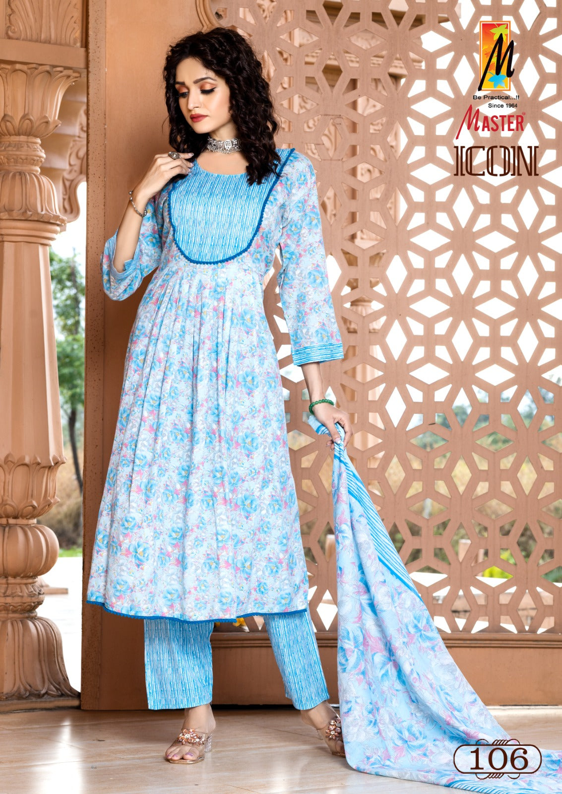 Icon Master Rayon Readymade Pant Style Suits