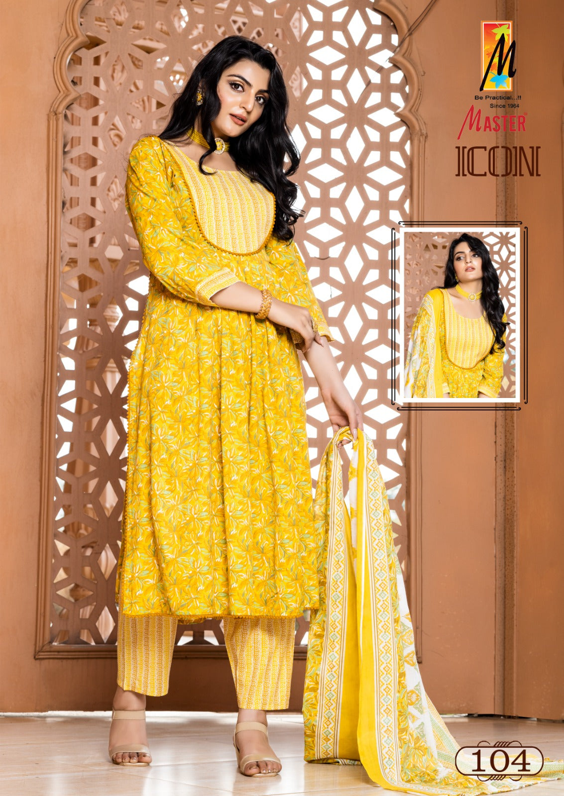 Icon Master Rayon Readymade Pant Style Suits