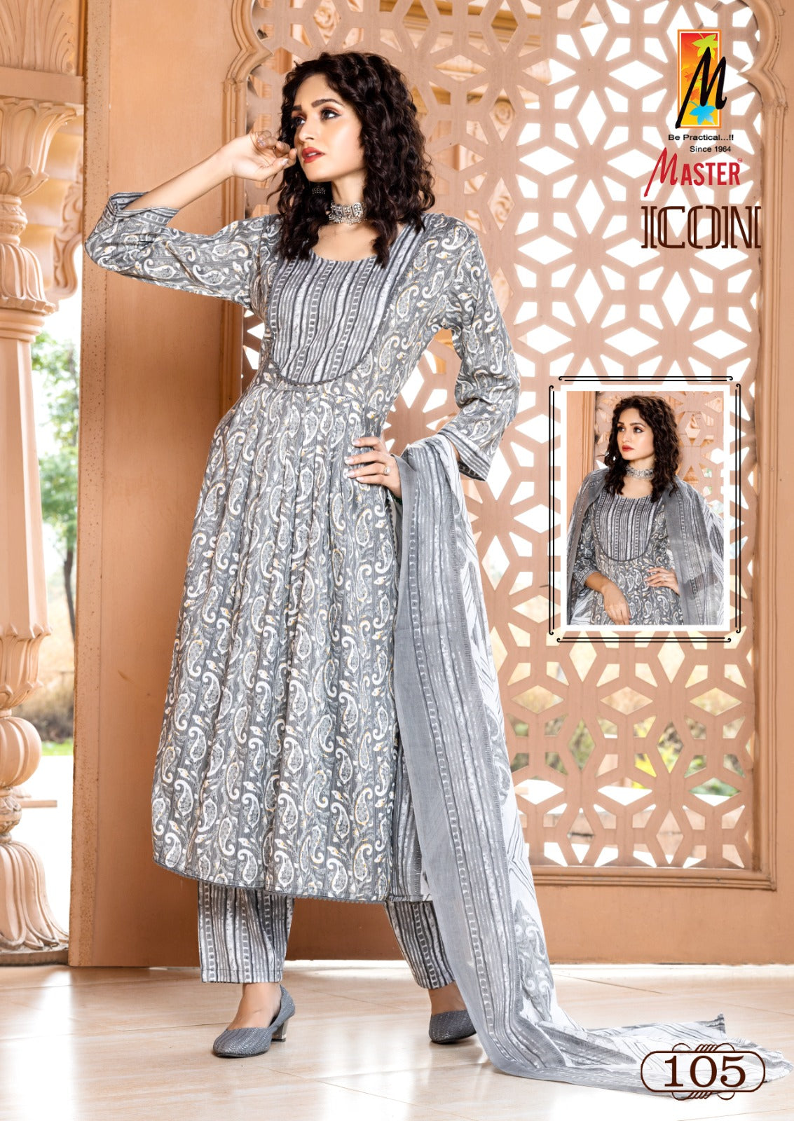 Icon Master Rayon Readymade Pant Style Suits