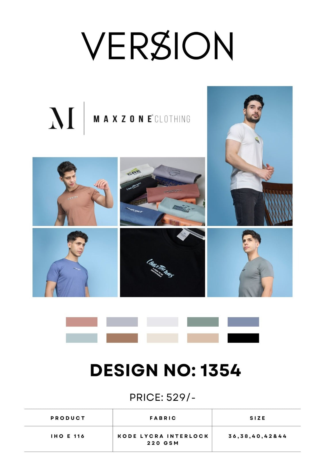 Iho E 116 Maxzone Clothing Lycra Mens Tshirts