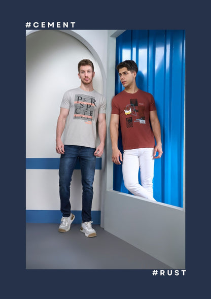 Iho E 77 Maxzone Clothing Cotton Lycra Mens Tshirts