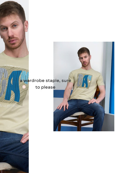 Iho E 77 Maxzone Clothing Cotton Lycra Mens Tshirts