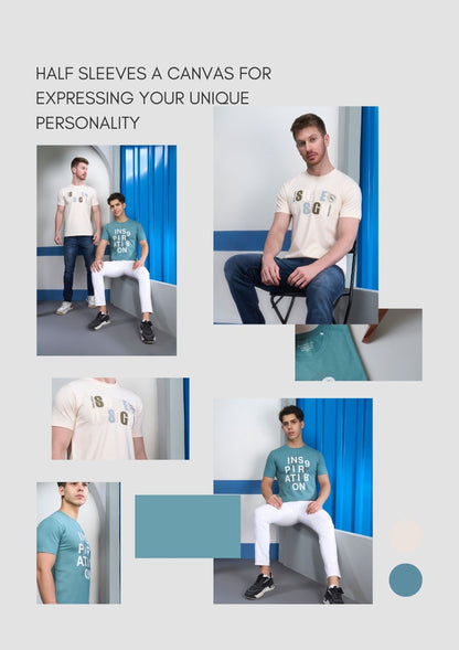 Iho E 77 Maxzone Clothing Cotton Lycra Mens Tshirts