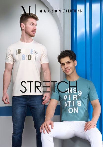 Iho E 77 Maxzone Clothing Cotton Lycra Mens Tshirts