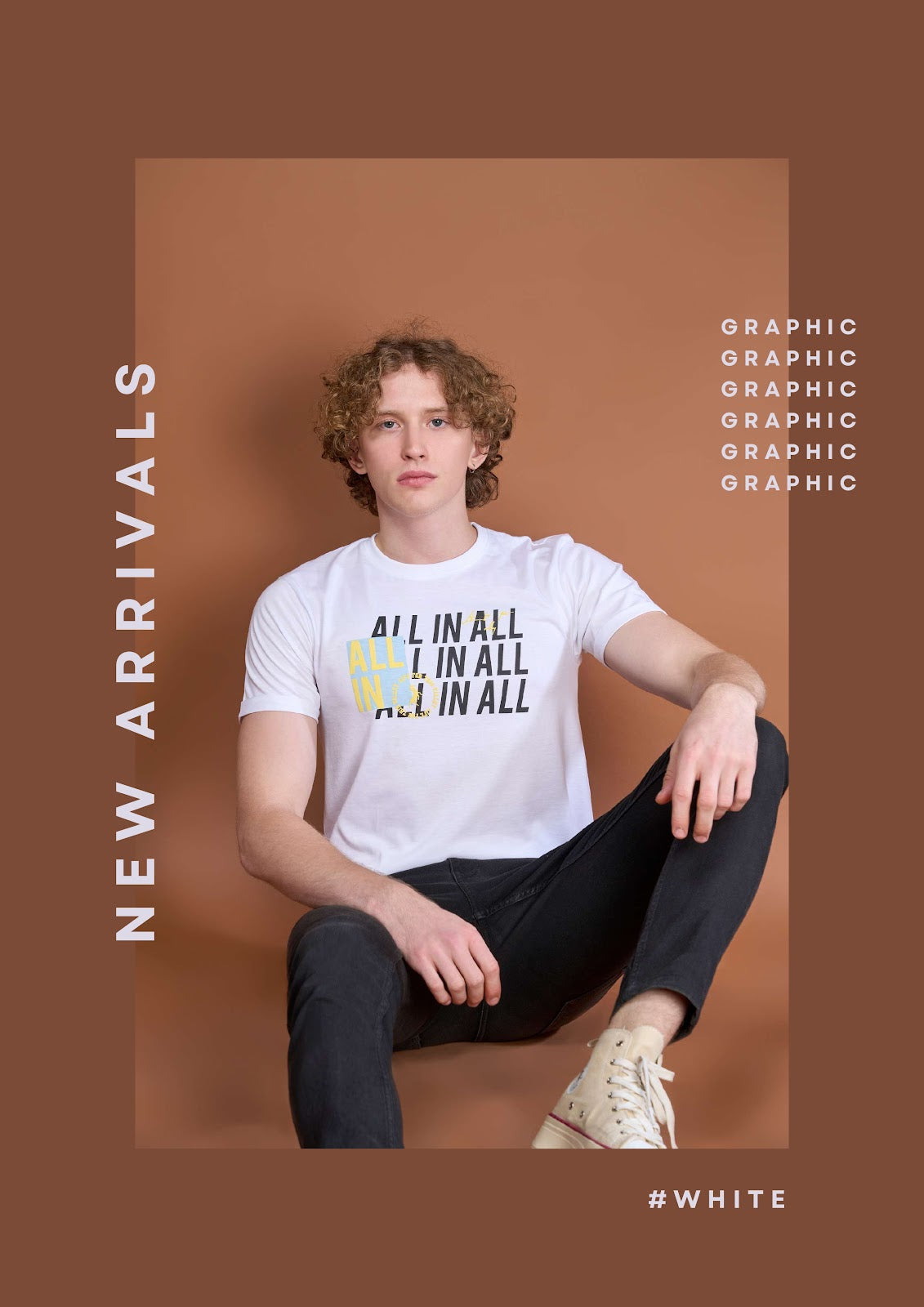 Iho E 84 Motiv 8 Jeans Cotton Mens Tshirts