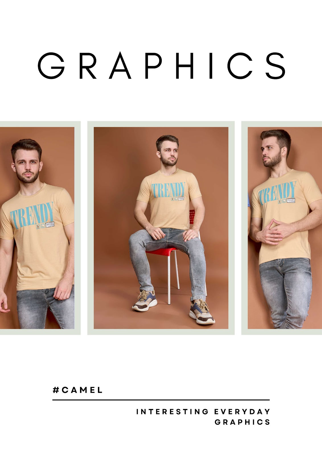 Iho E 84 Motiv 8 Jeans Cotton Mens Tshirts