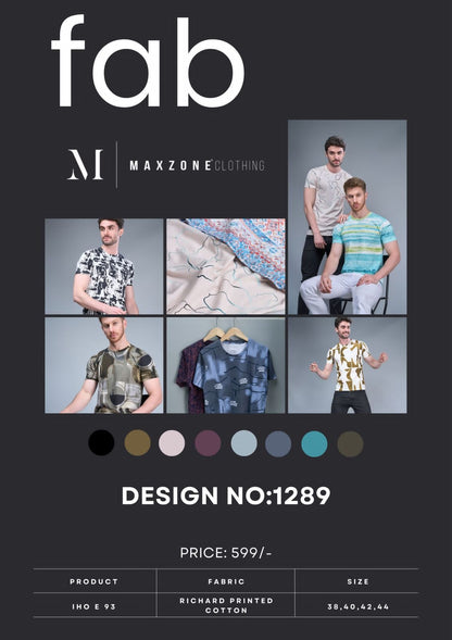 Iho E 93 Maxzone Clothing Cotton Mens Tshirts