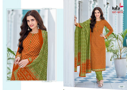 Ikat-Batik Vol 1 Kala Cotton Dress Material