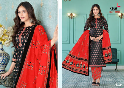 Ikat-Batik Vol 1 Kala Cotton Readymade Pant Style Suits