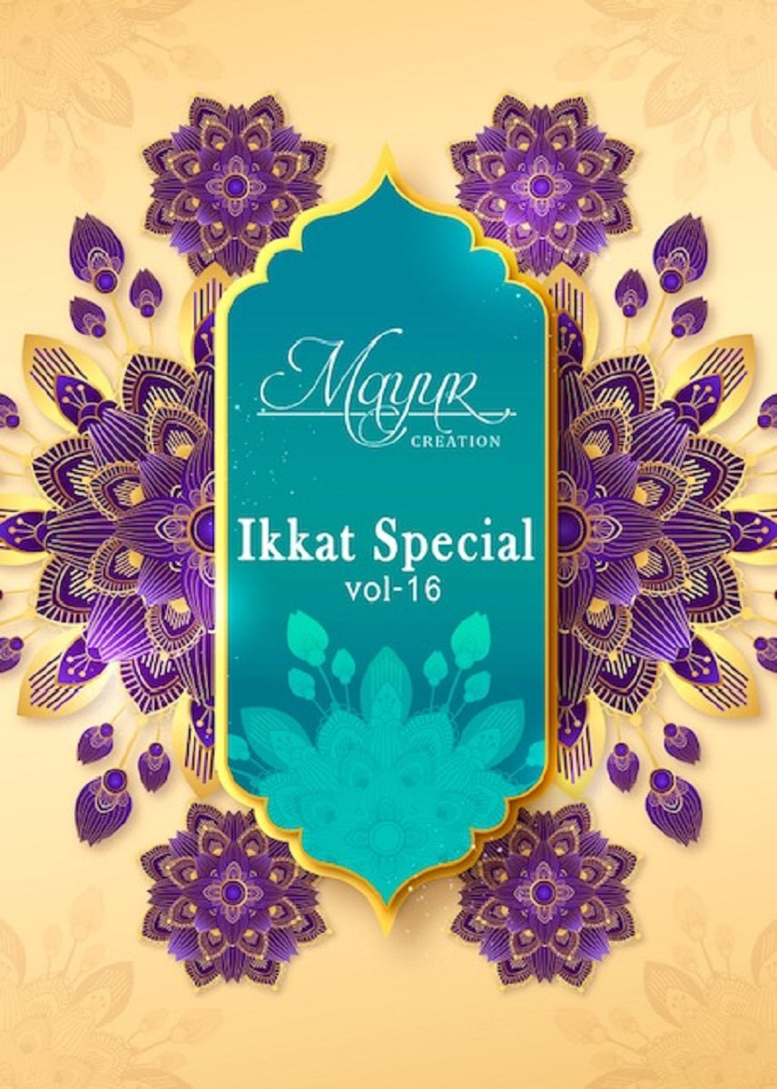 Ikkat Special Vol 16 Mayur Creation Cotton Cotton Dress Material