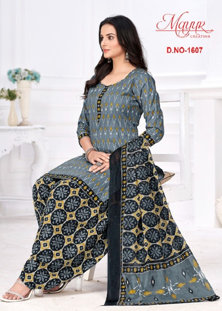 Ikkat Special Vol 16 Mayur Creation Cotton Cotton Dress Material