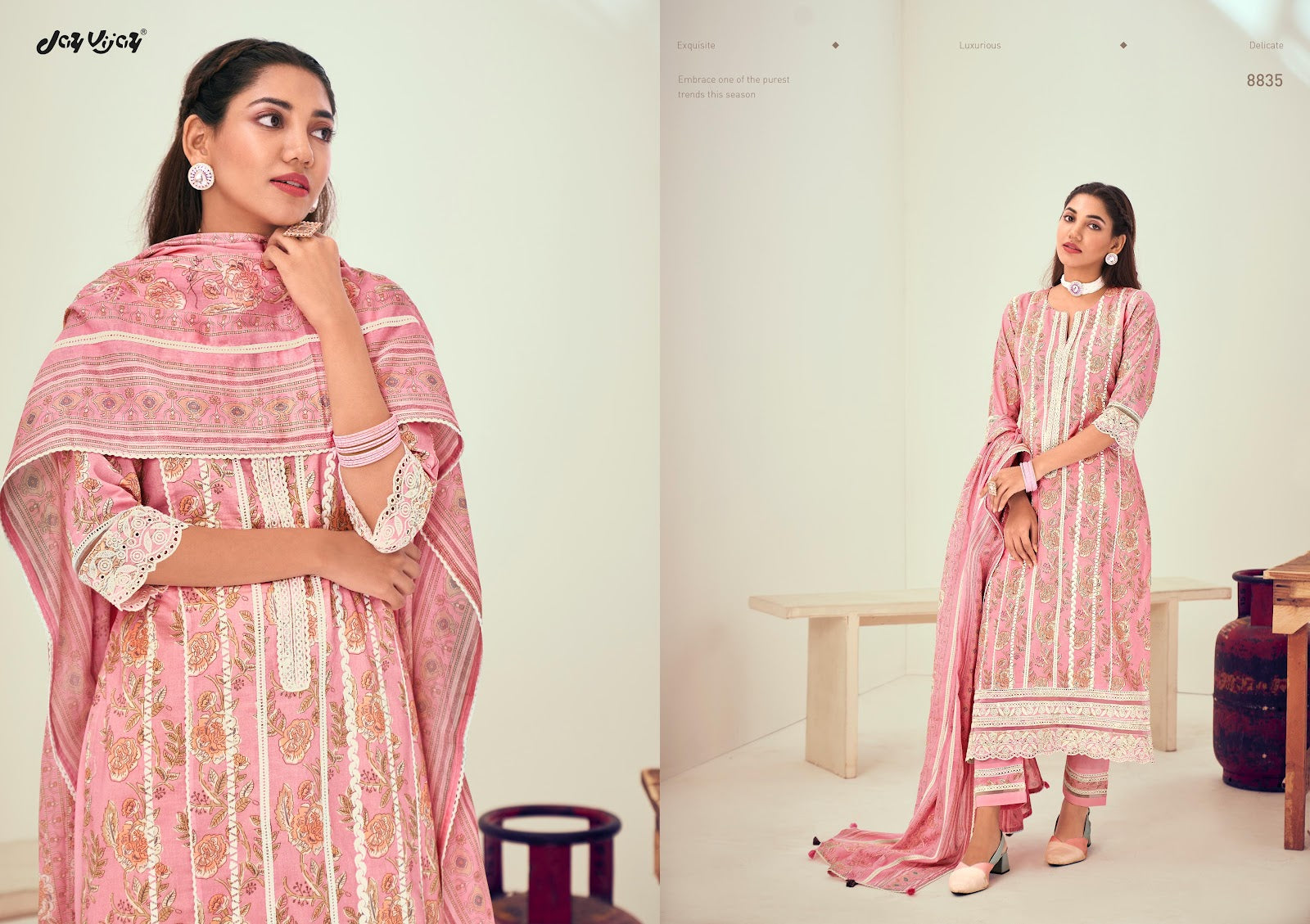 Imarti Jay Vijay Cotton Pant Style Suits
