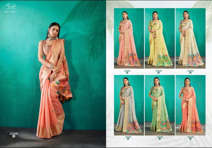 Inaara Cotton Aura Sarees