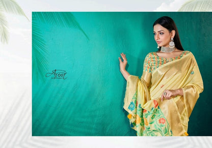 Inaara Cotton Aura Sarees