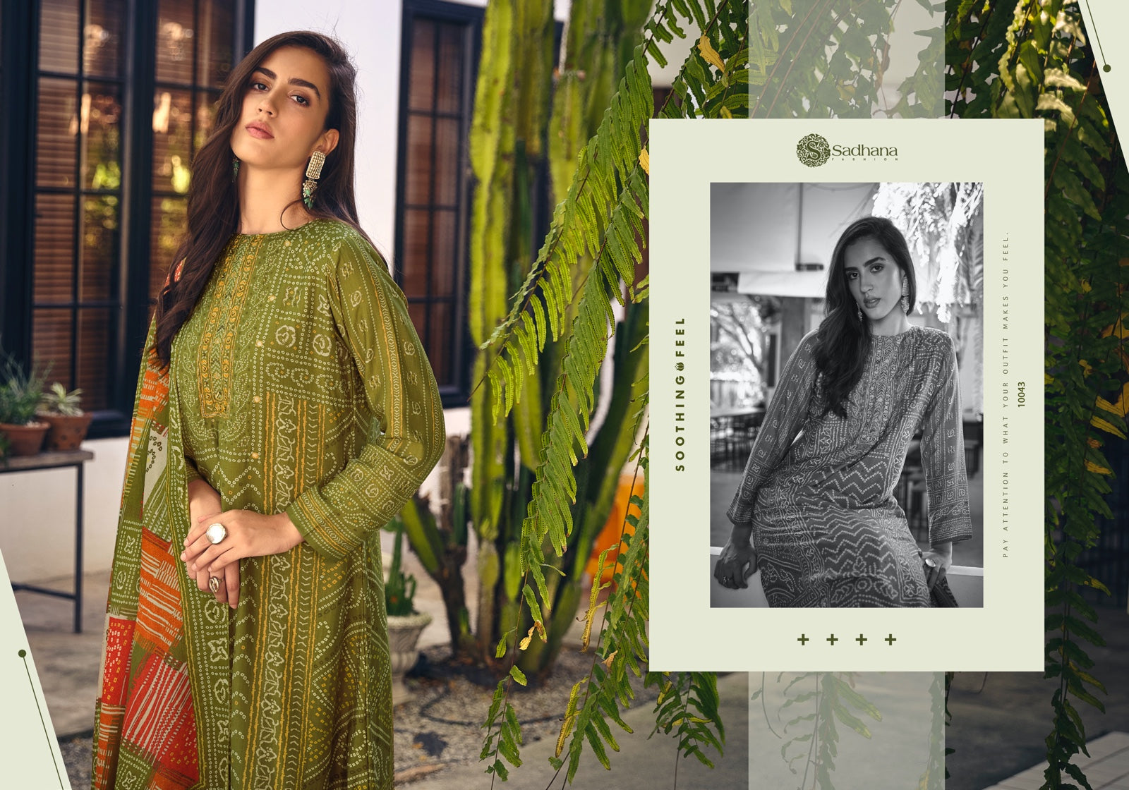 Inaayat Sadhana Muslin Silk Pant Style Suits