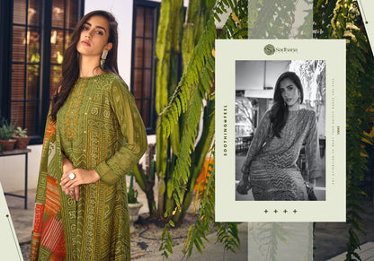 Inaayat Sadhana Muslin Silk Pant Style Suits