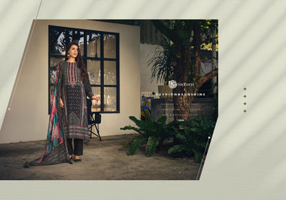 Inaayat Sadhana Muslin Silk Pant Style Suits