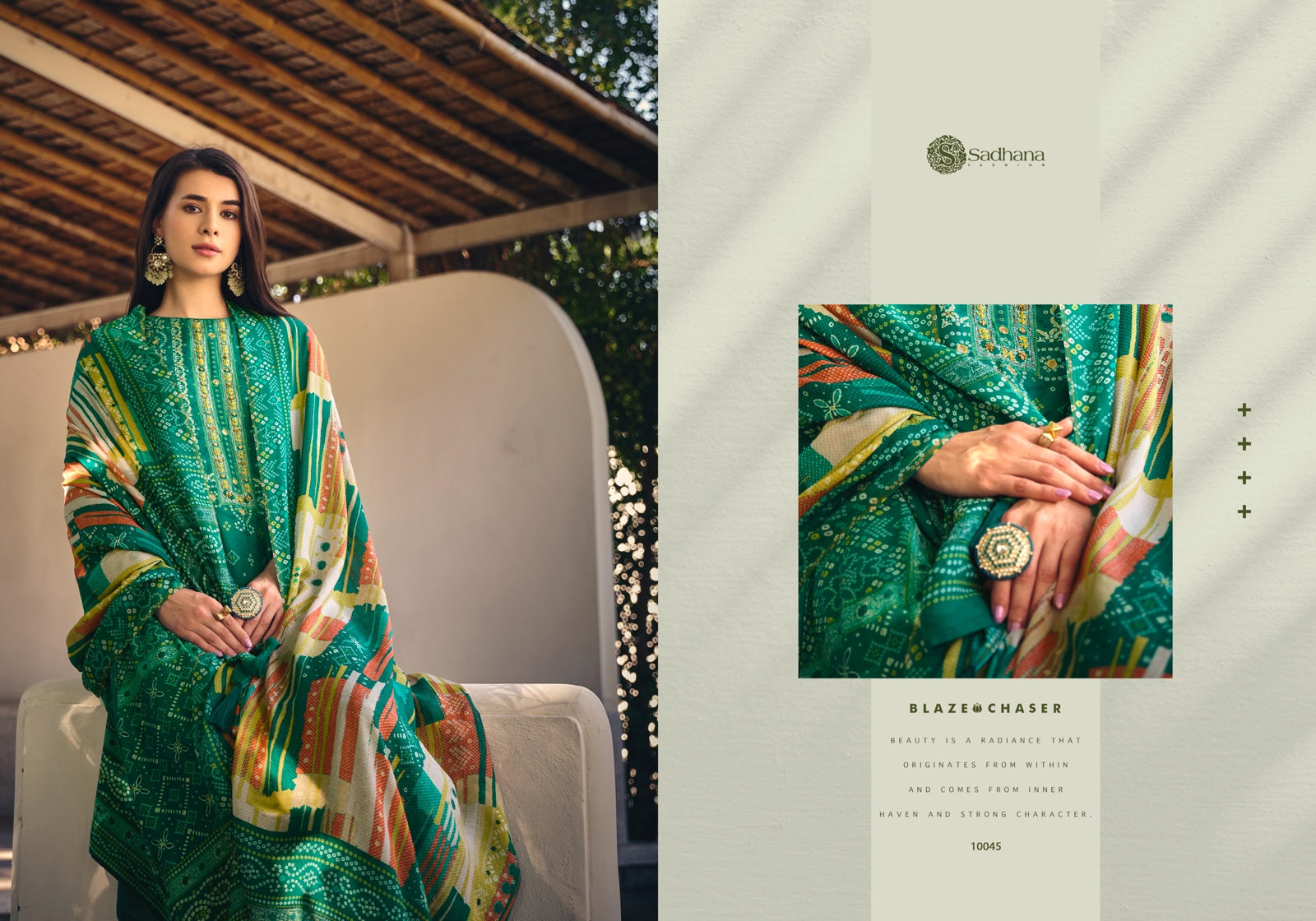 Inaayat Sadhana Muslin Silk Pant Style Suits