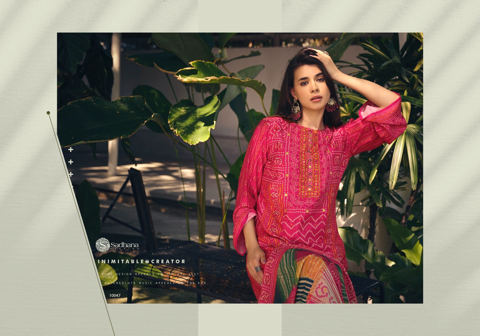 Inaayat Sadhana Muslin Silk Pant Style Suits