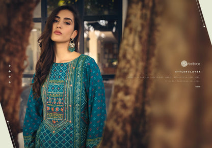 Inaayat Sadhana Muslin Silk Pant Style Suits