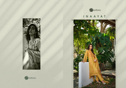 Inaayat Sadhana Muslin Silk Pant Style Suits