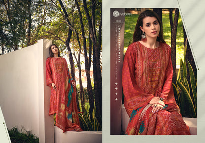 Inaayat Sadhana Muslin Silk Pant Style Suits