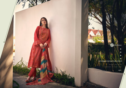 Inaayat Sadhana Muslin Silk Pant Style Suits