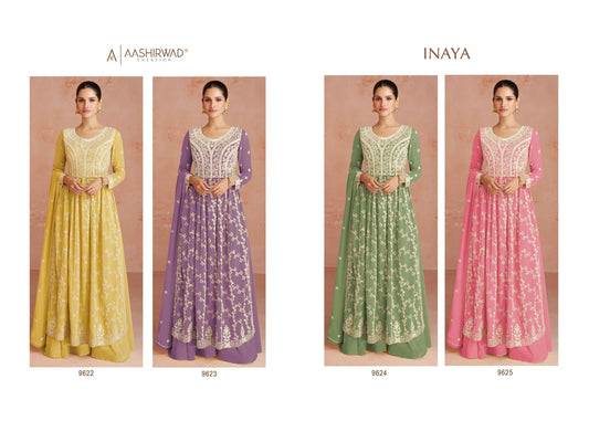 Inaya Aashirwad Creation Georgette Readymade Suits