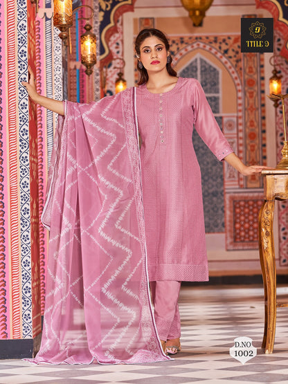 Inaya Title 9 Russian Silk Readymade Pant Style Suits