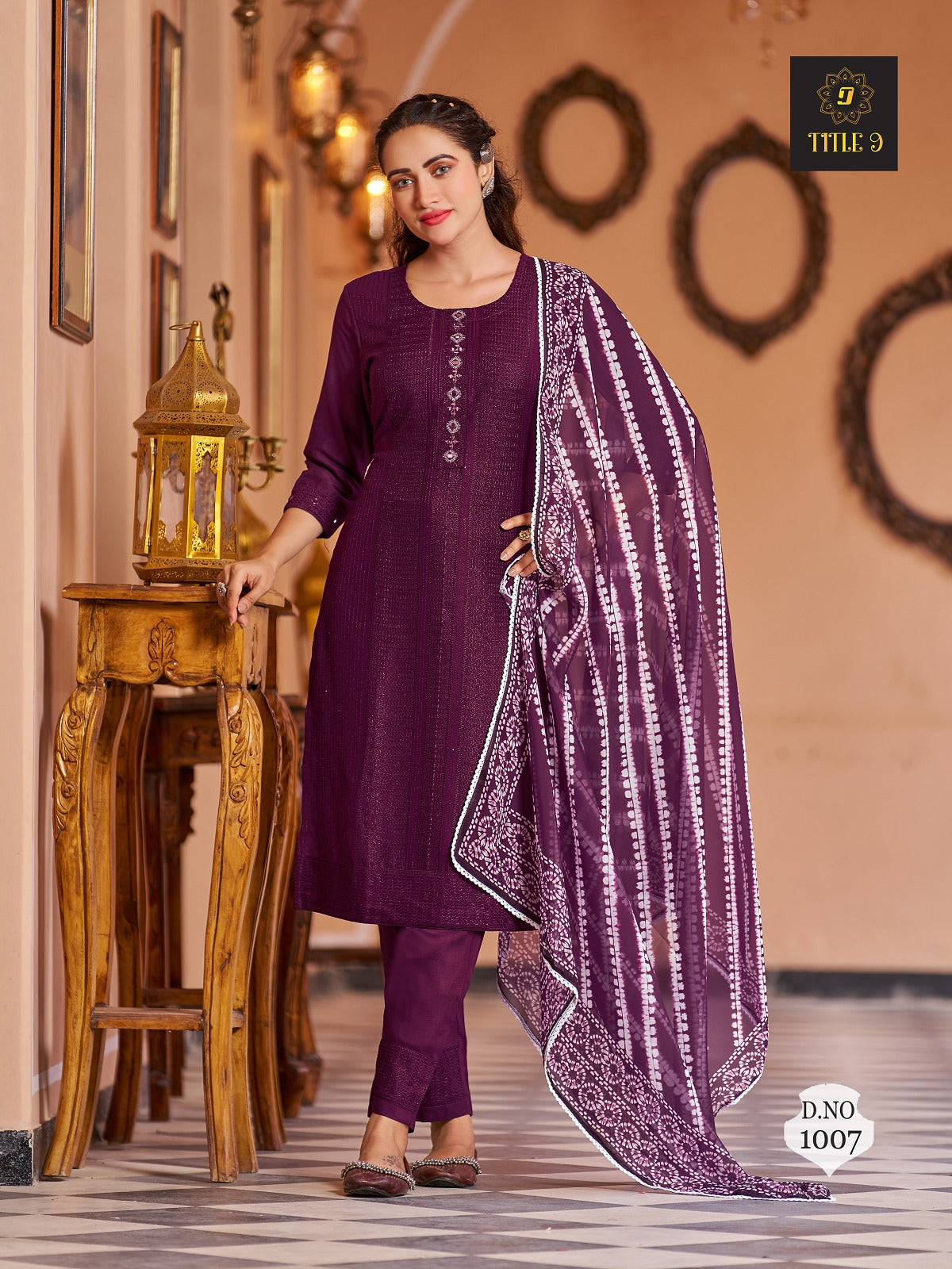 Inaya Title 9 Russian Silk Readymade Pant Style Suits
