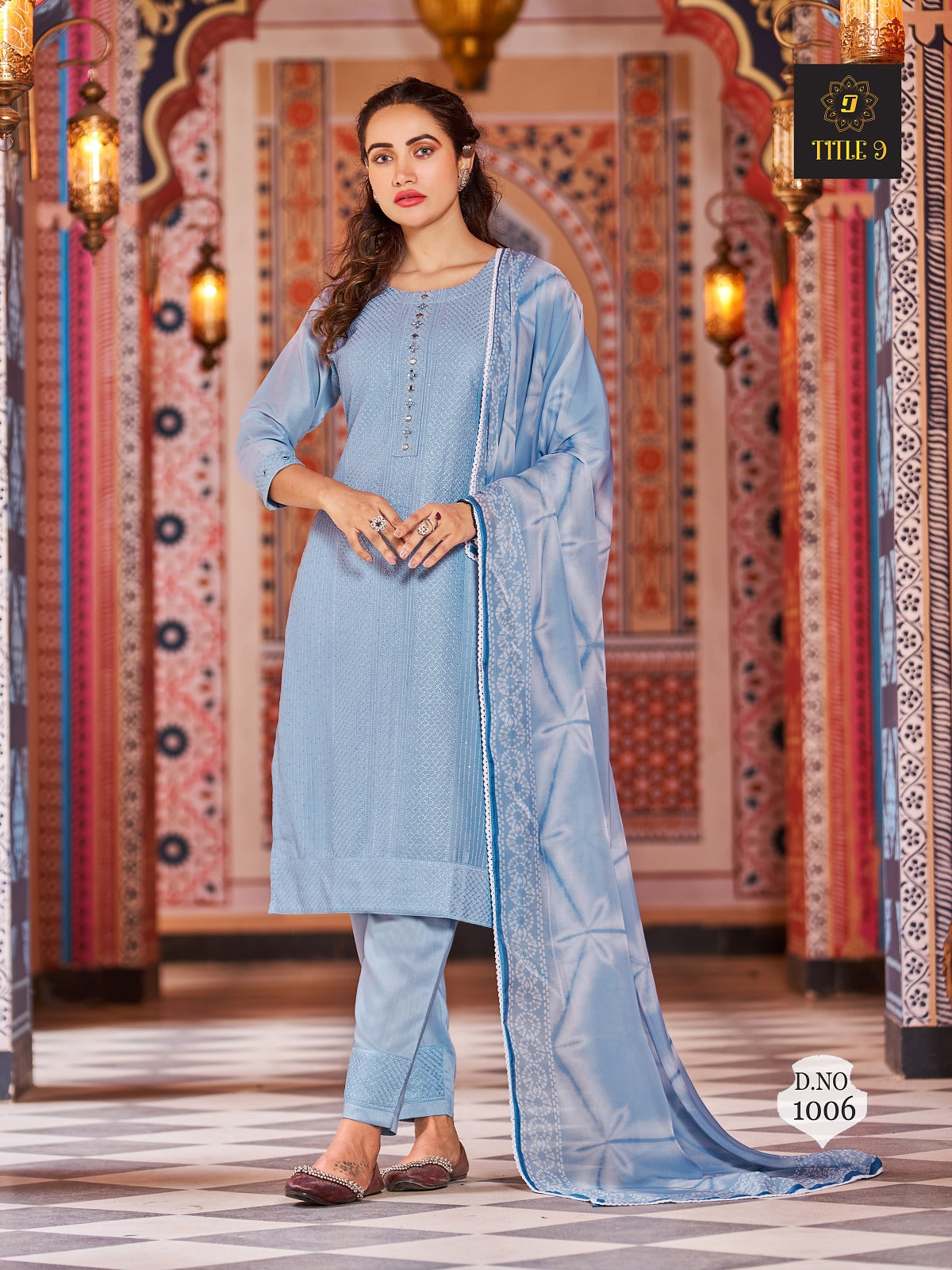 Inaya Title 9 Russian Silk Readymade Pant Style Suits