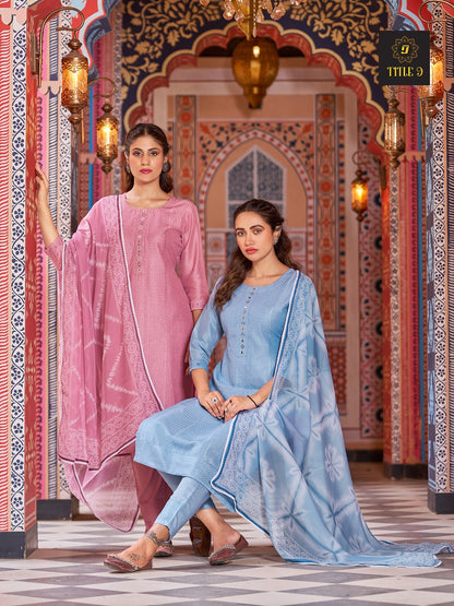 Inaya Title 9 Russian Silk Readymade Pant Style Suits